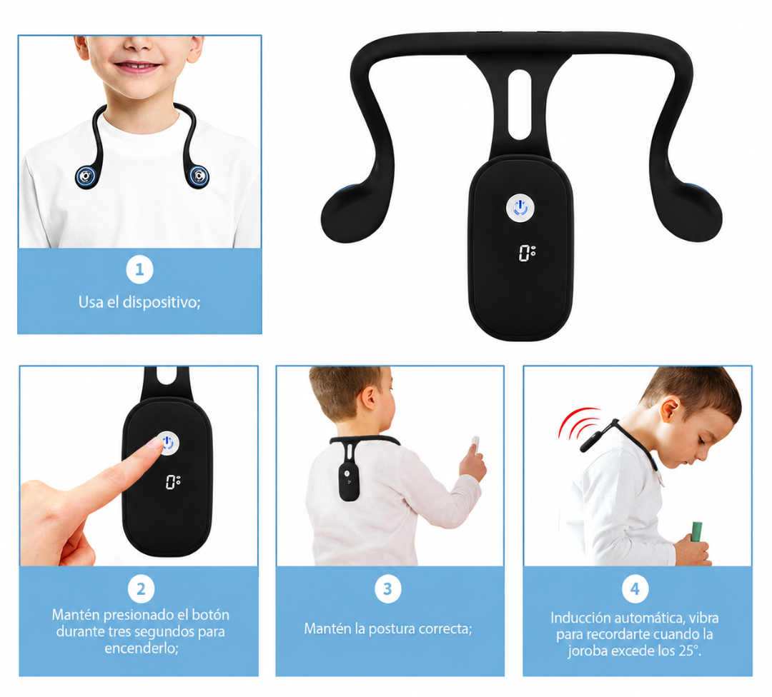 Corrector de Postura con Sensor Inteligente